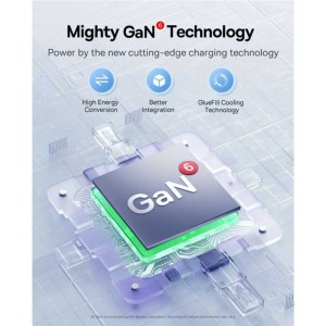 شارژر دیواری فست شارژ باسئوس مدل GAN6 Pro توان 65 وات